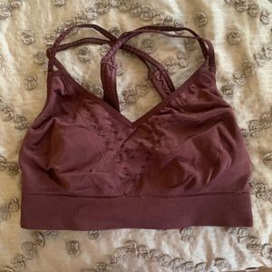 Victoria Sport Maroon Sports Bra